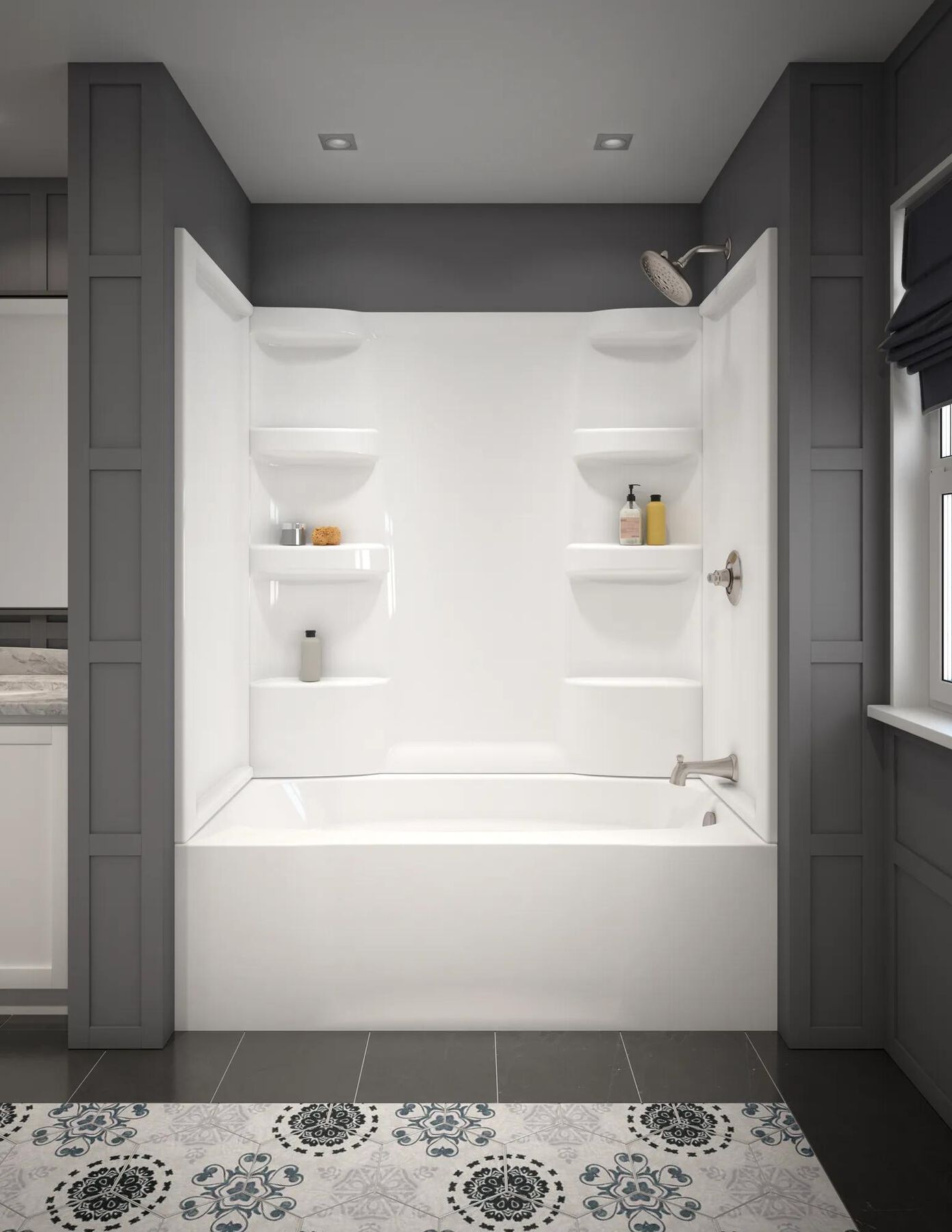 ProCrylic 60 in. x 32 in. Bathtub Surround