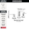 Two Handle Widespread Bathroom Faucet