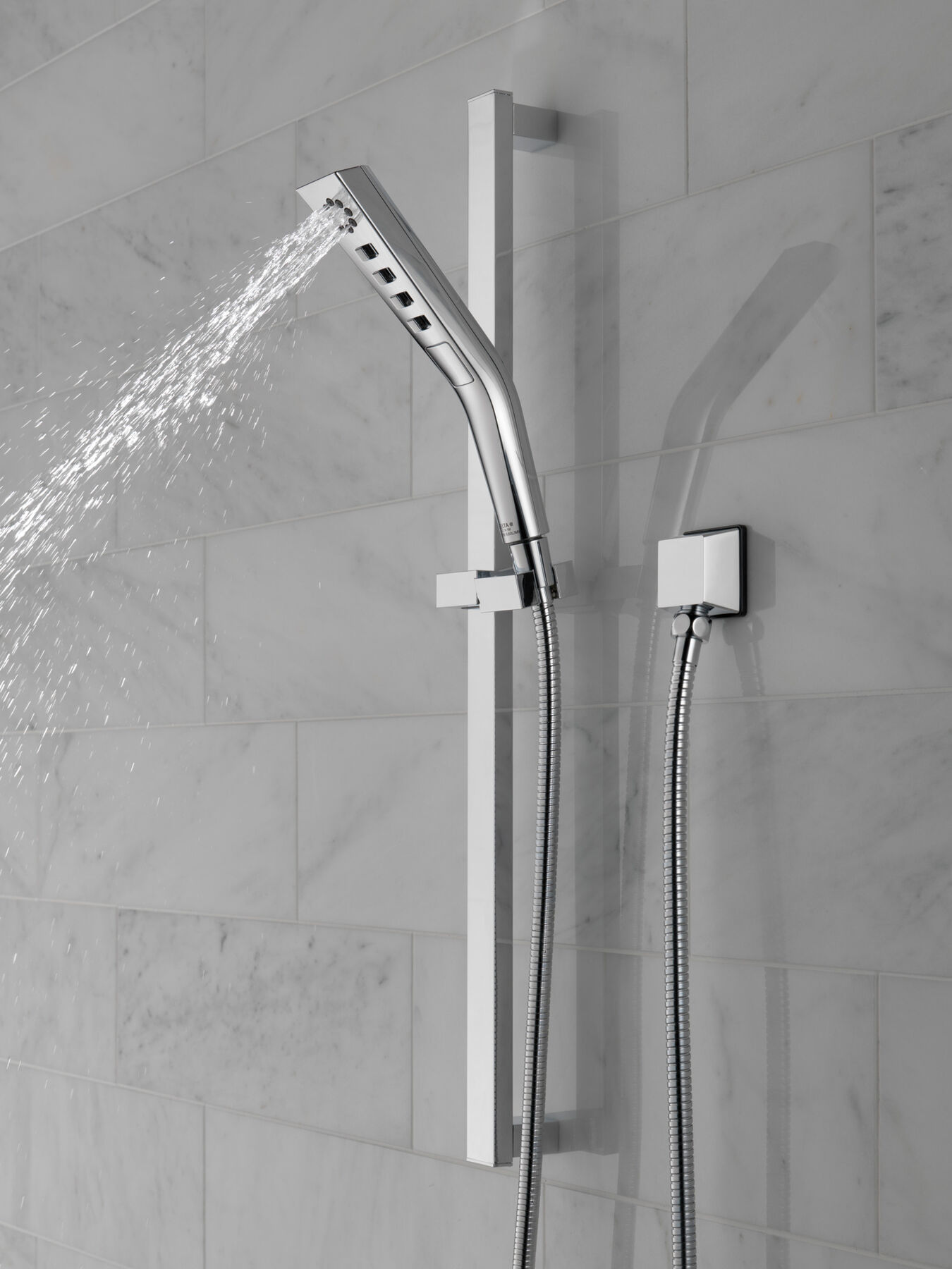 H<sub>2</sub>Okinetic® 3-Setting Slide Bar Hand Shower, image 5
