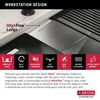 30&rdquo; Workstation Undermount&nbsp;Single Bowl&nbsp;16 Gauge Stainless Steel&nbsp;Farmhouse Apron Front Kitchen Sink&nbsp;with&nbsp;WorkFlow&trade; Ledge and Accessories