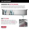 36&rdquo; Retrofit Farmhouse Apron Front 16 Gauge Stainless Steel Single Bowl Kitchen Sink for Undermount / Drop-In Installation with Accessories