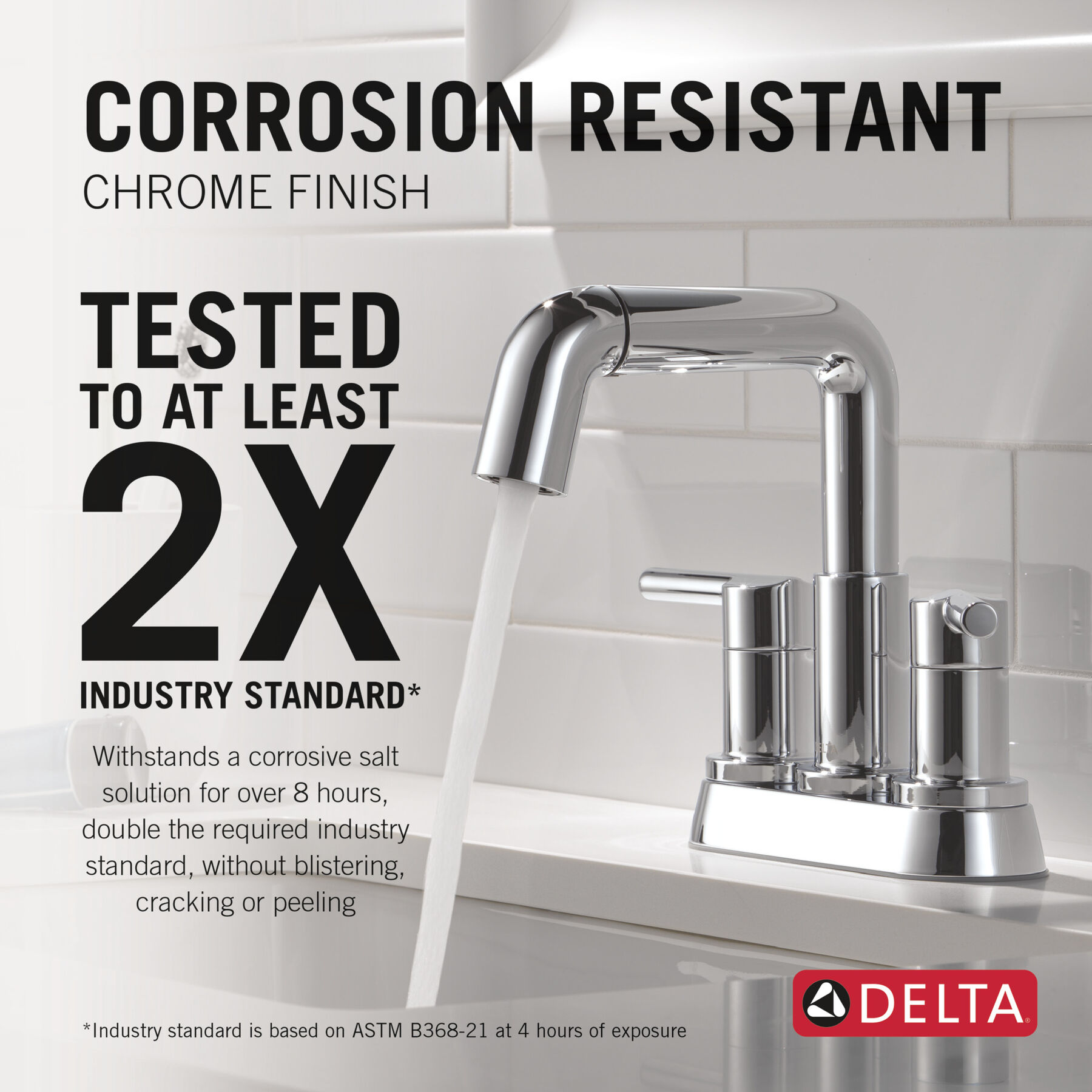 Two Handle Centerset Pull-Down Bathroom Faucet, image 2