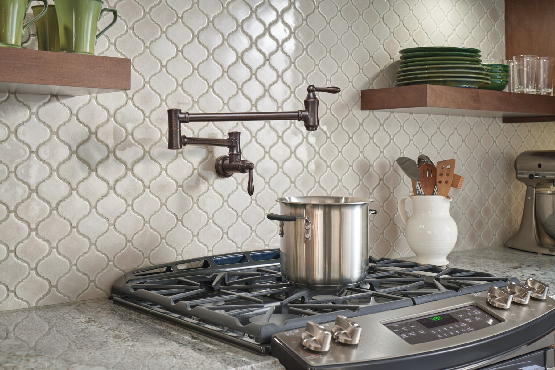 Traditional Wall Mount Pot Filler (Recertified), image 2
