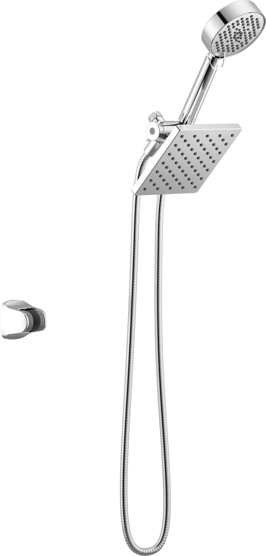 5-Setting Two-in-One Combination Shower with Additional Mount, image 2