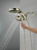 HydroRain® H<sub>2</sub>Okinetic® 5-Setting Two-in-One Shower Head (Recertified)