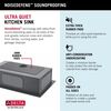 33&rdquo; Workstation Kitchen Sink Drop-In Top Mount 16 Gauge Stainless Steel Single Bowl with WorkFlow&trade; Ledge and Accessories