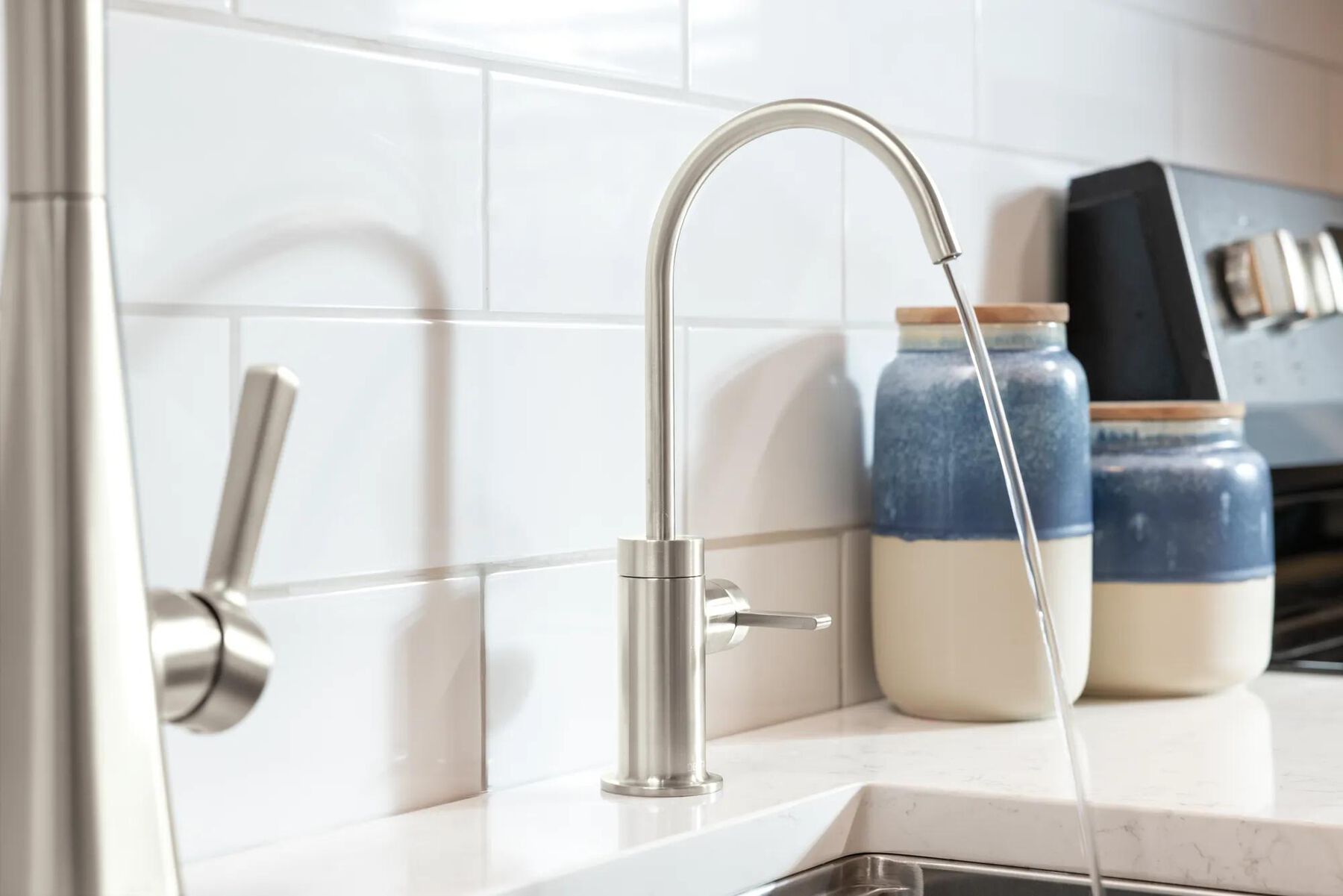 2-Stage Water Filtration System with Beverage Faucet Bundle