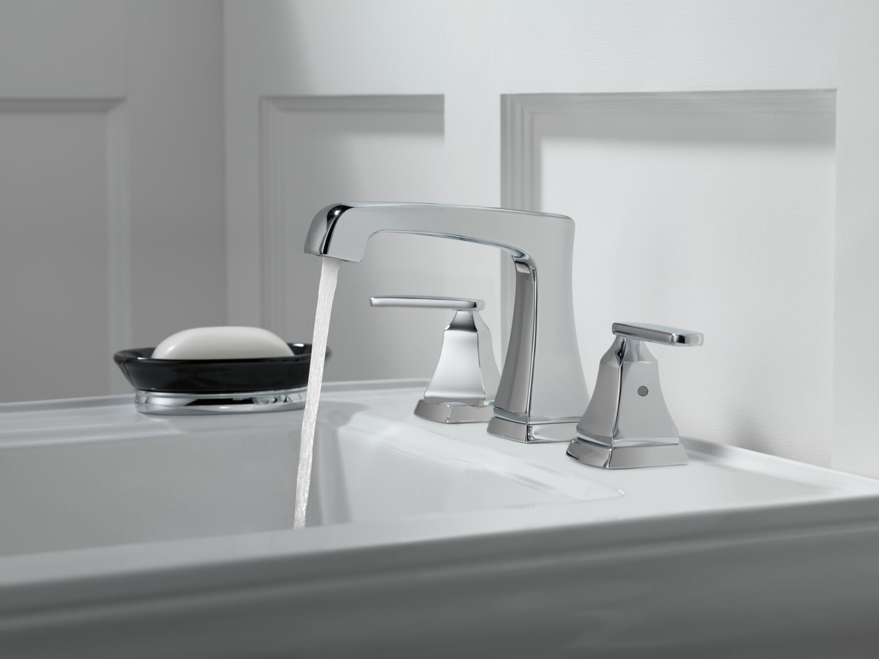 Two Handle Widespread Bathroom Faucet with EZ Anchor®, image 4