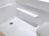 Procrylic Seated Shower Kit 60"x32" Left Drain