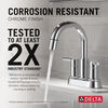 Two Handle Centerset Pull-Down Bathroom Faucet