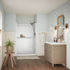 ProCrylic Tile 48 in. x 34 in. Shower Wall
