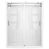 60x32 Alcove Shower Bundle with Door - Right Drain Curve