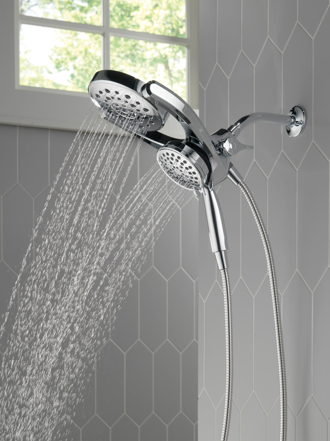 HydroRain® 4-Setting Two-in-One Shower Head, image 18