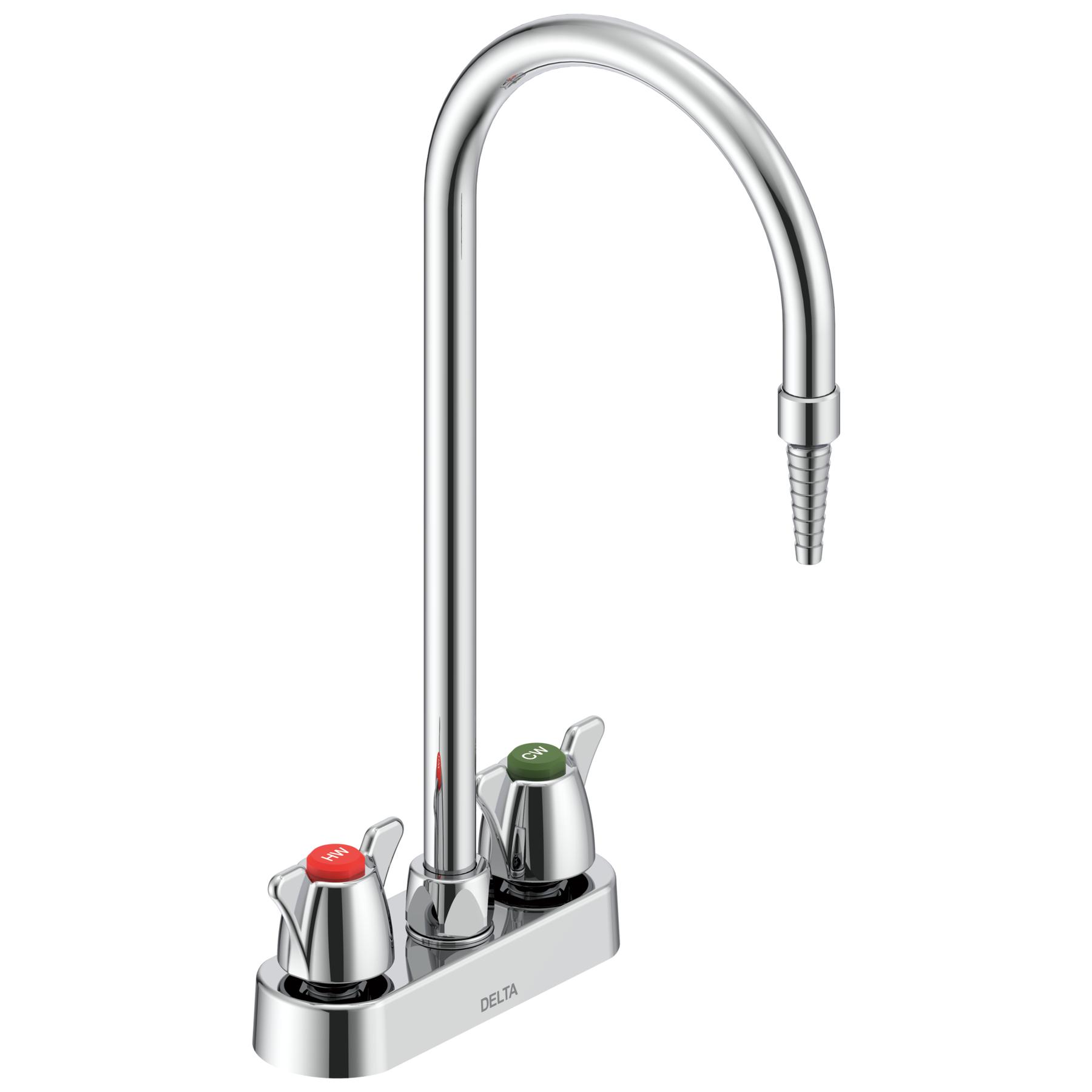 Two Handle 4 In Deck-mount Laboratory Mixing Faucet