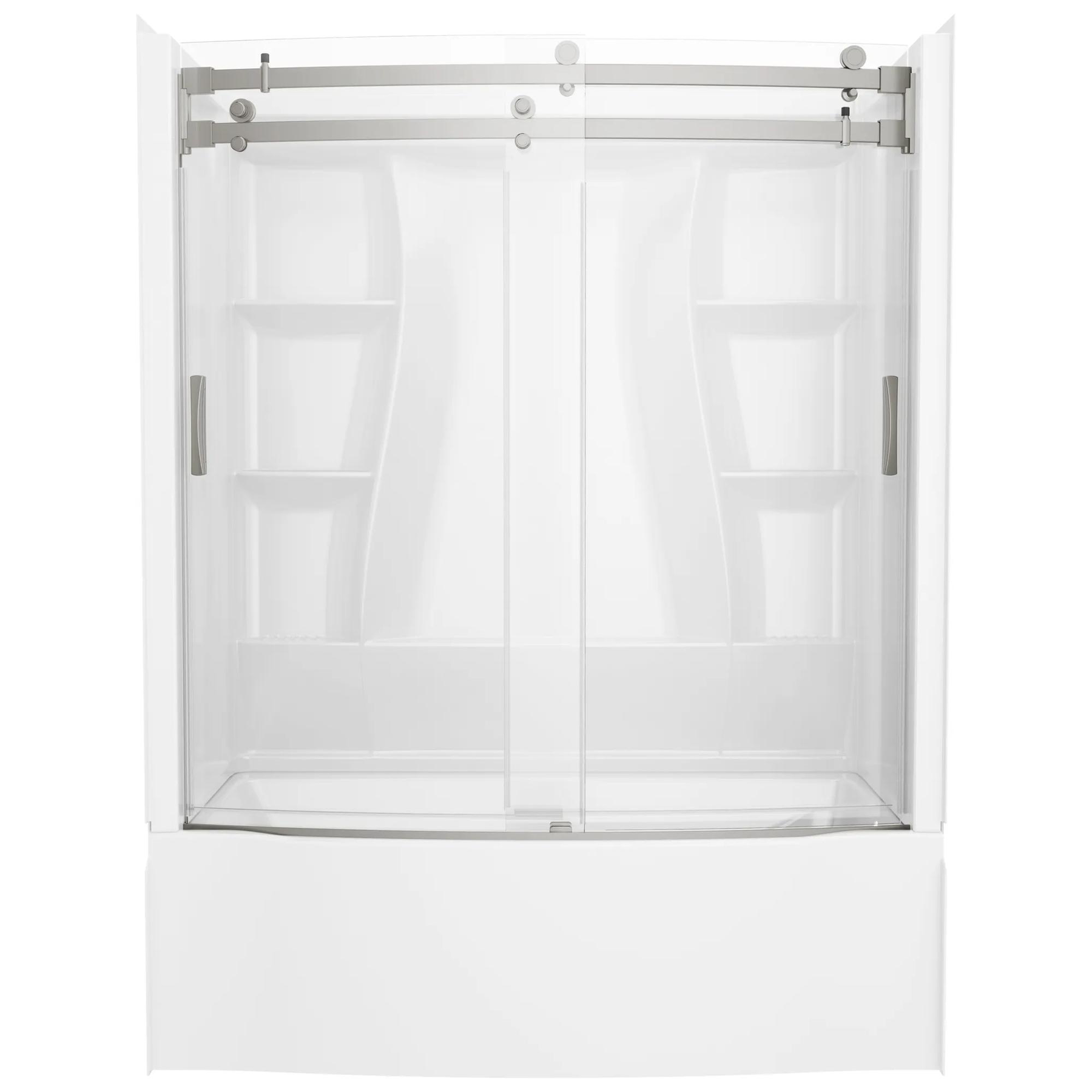 60x32 Alcove Bathtub Bundle with Door - Right Drain