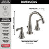 Two Handle Widespread Bathroom Faucet (Recertified)