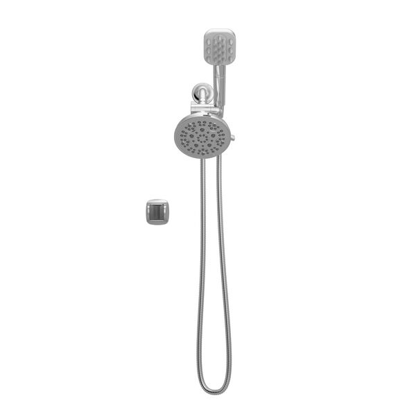 Detangling Hand Shower with 5- Setting Showerhead Bundle