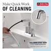 Two Handle Centerset Pull-Down Bathroom Faucet
