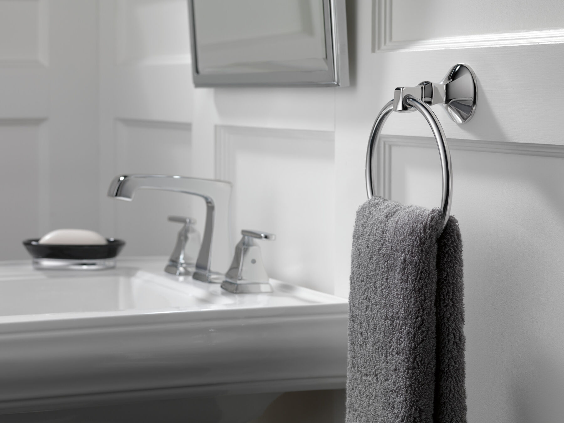 Two Handle Widespread Bathroom Faucet with EZ Anchor®, image 6