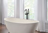 Single Handle Floor Mount Tub Filler Trim with Hand Shower (Recertified)