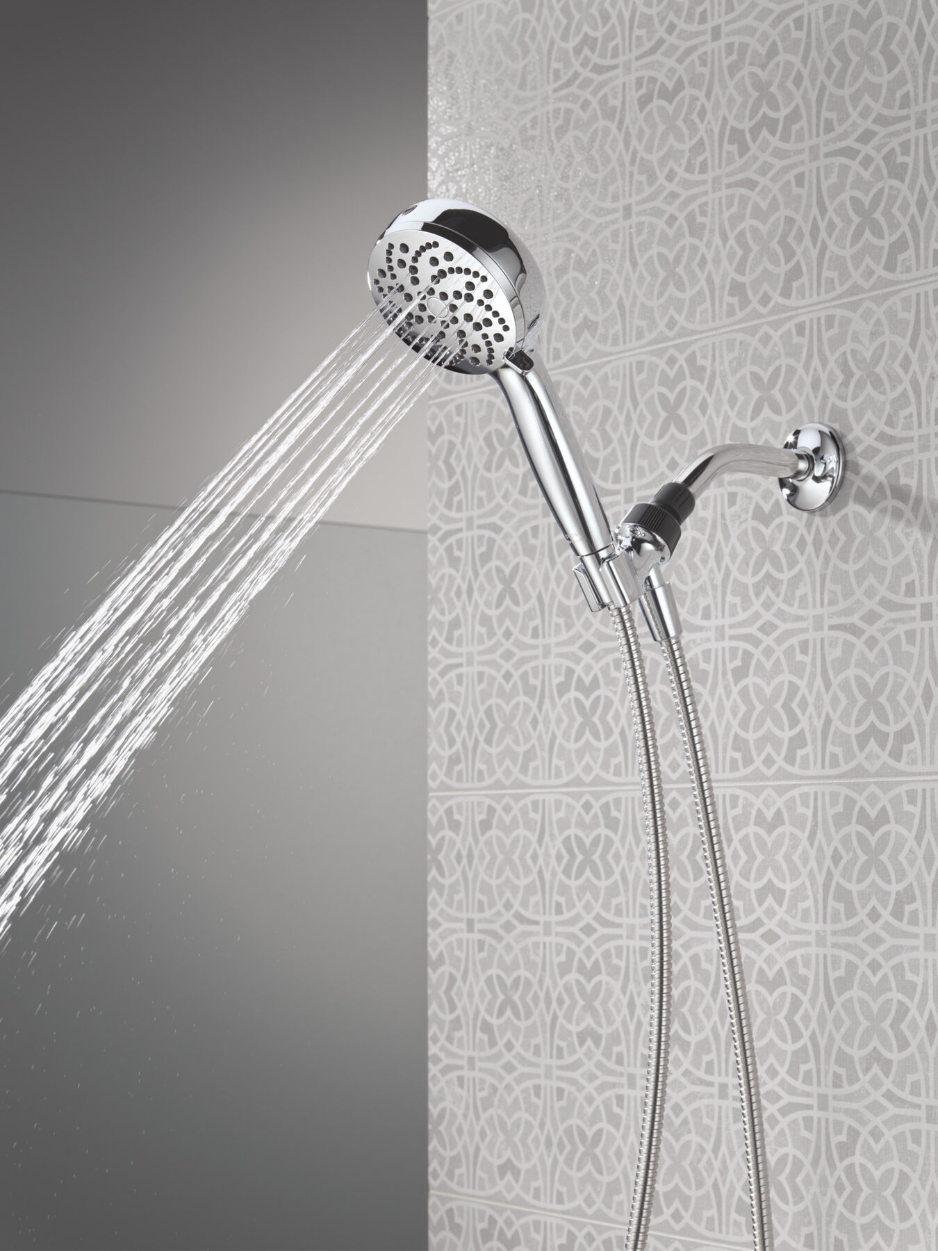 6-Setting Hand Shower with Cleaning Spray - 2.5 GPM