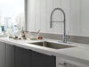 Single-Handle Pull-Down Spring Kitchen Faucet