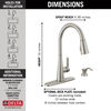 Pull-Down Kitchen Faucet 1L w/Soap (Recertified)