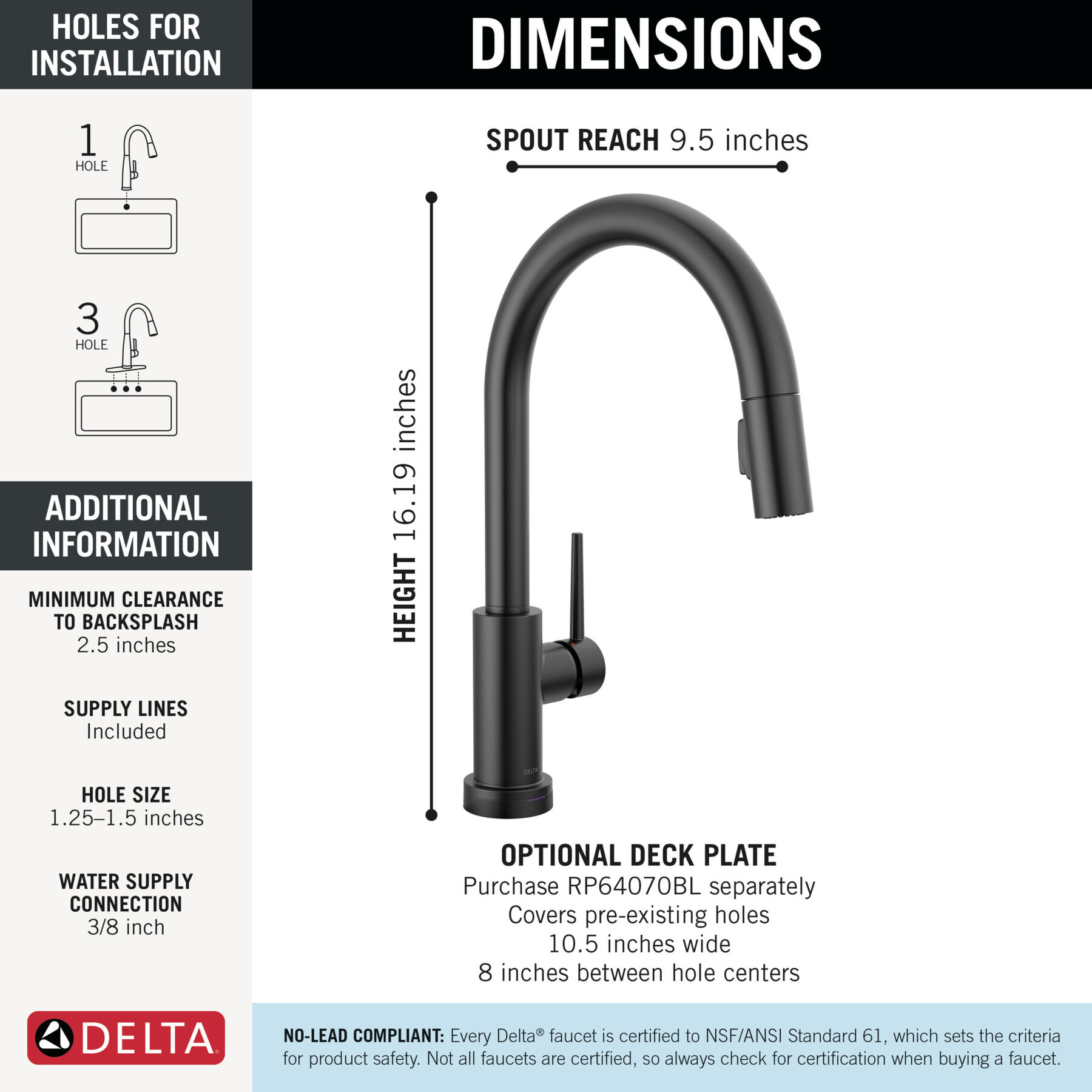 Touch<sub>2</sub>O&reg; Technology Kitchen Faucet with Touchless Technology, image 35