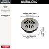4" Prefab Round Shower Drain (Recertified)