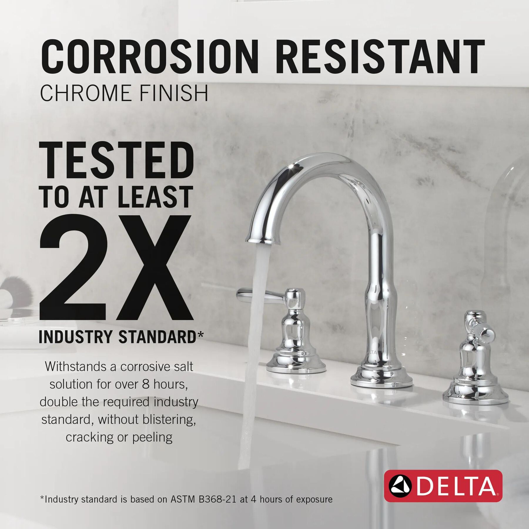 Two Handle Widespread Bathroom Faucet