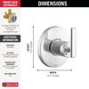 6-Setting 3-Port Diverter Trim