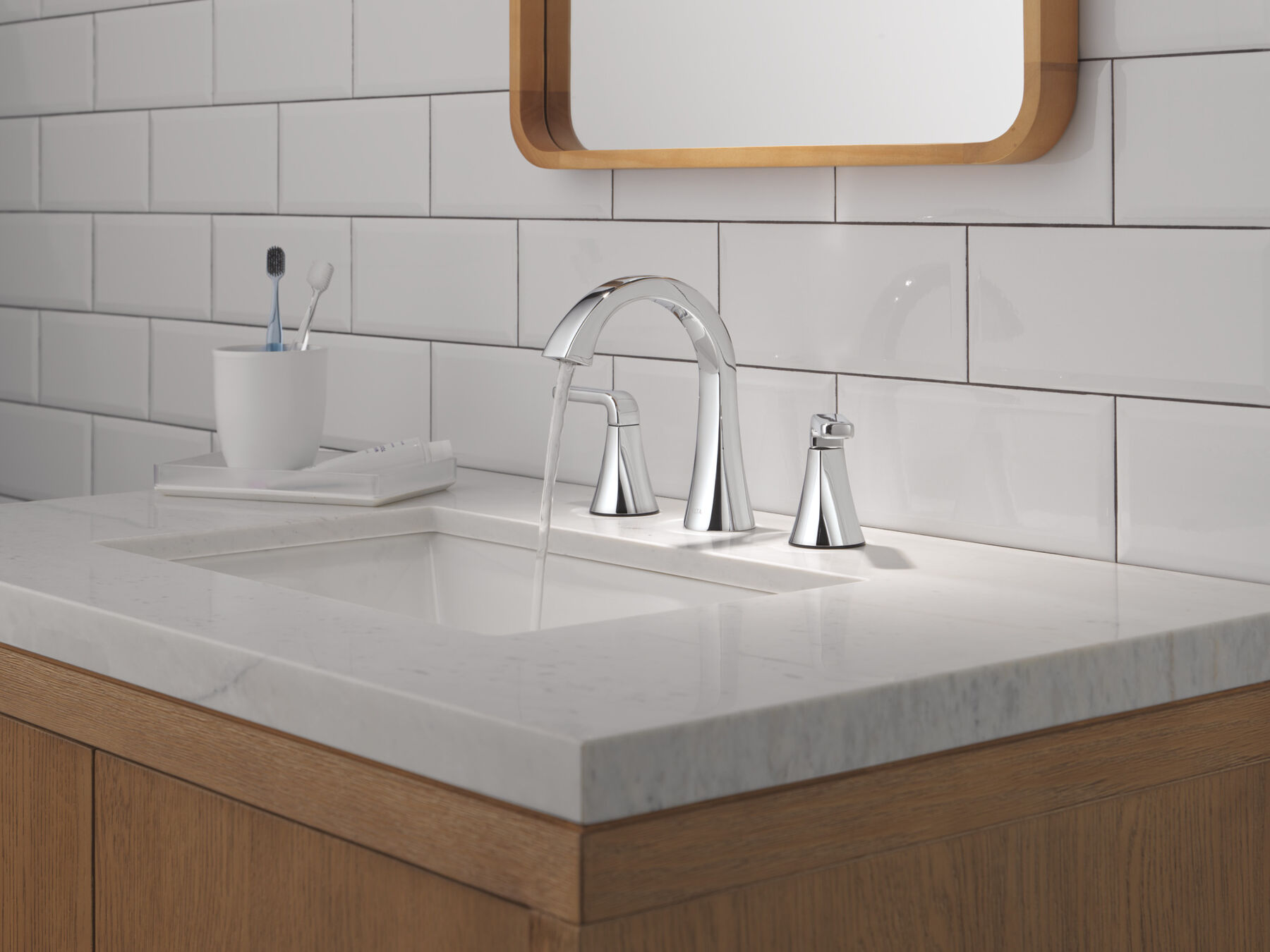 Widespread Lavatory Faucet with 14 Series Tub Shower Trim and Bathroom Accessories Bundle