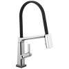 Single Handle Exposed Hose Kitchen Faucet with Touch<sub>2</sub>O Technology