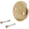 Overflow Plate & Screws - No Trip Lever