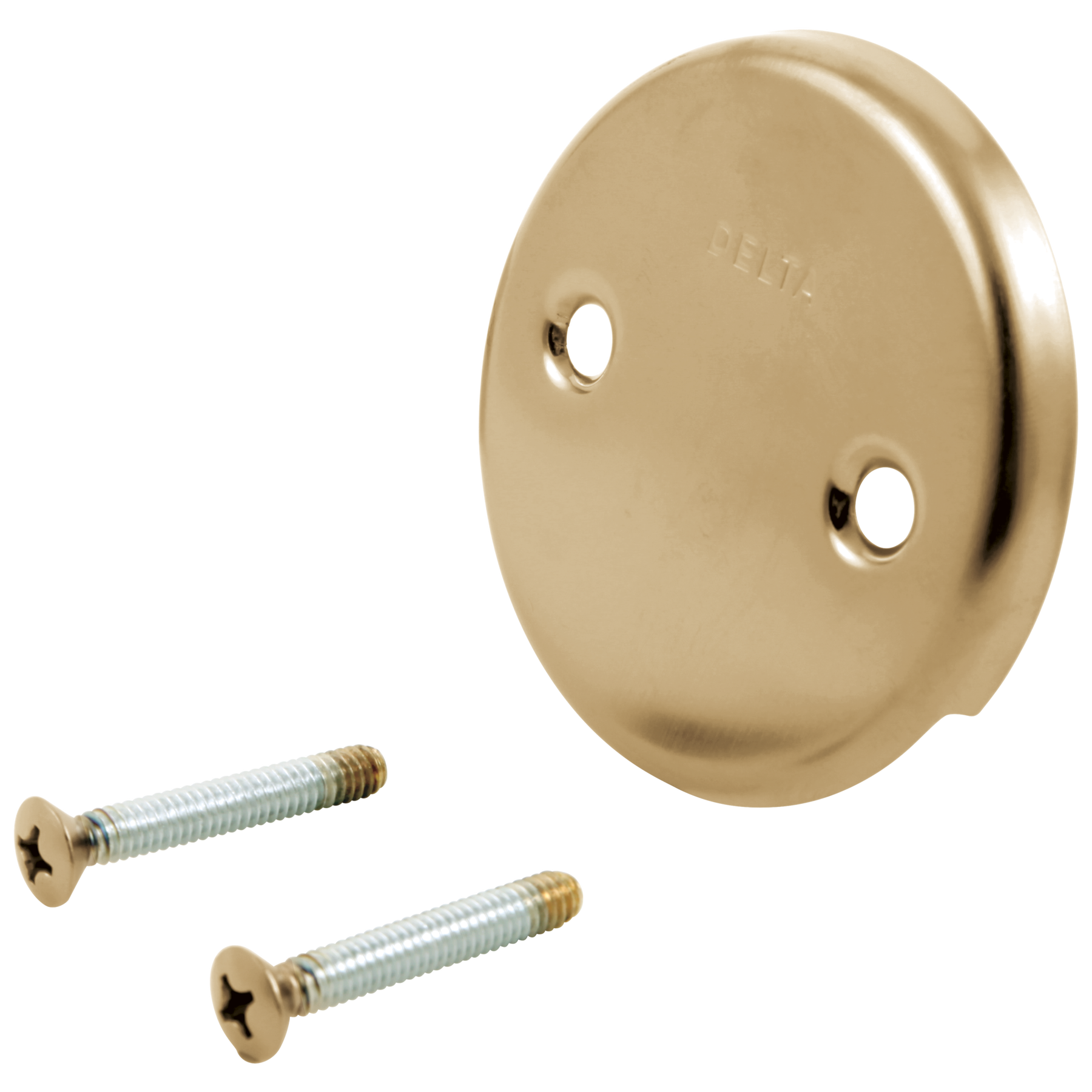 Overflow Plate & Screws - No Trip Lever