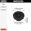 4" Prefab Round Shower Drain