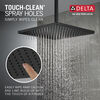 Single-Setting Metal Raincan Shower Head