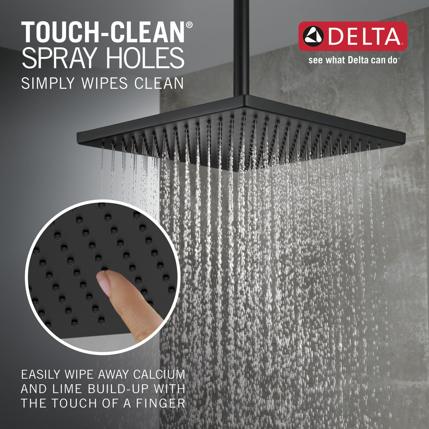 Single-Setting Metal Raincan Shower Head, image 4