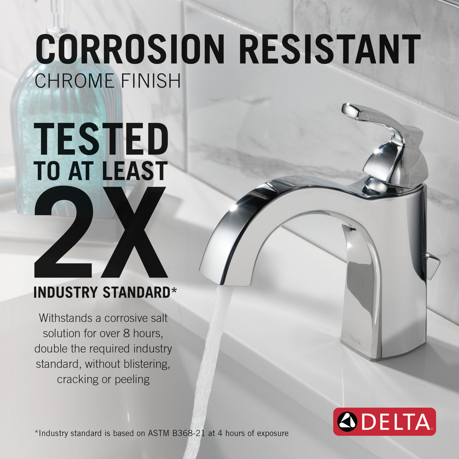 Single Handle Centerset Bathroom Faucet, image 2