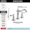 Two Handle Widespread Bathroom Faucet