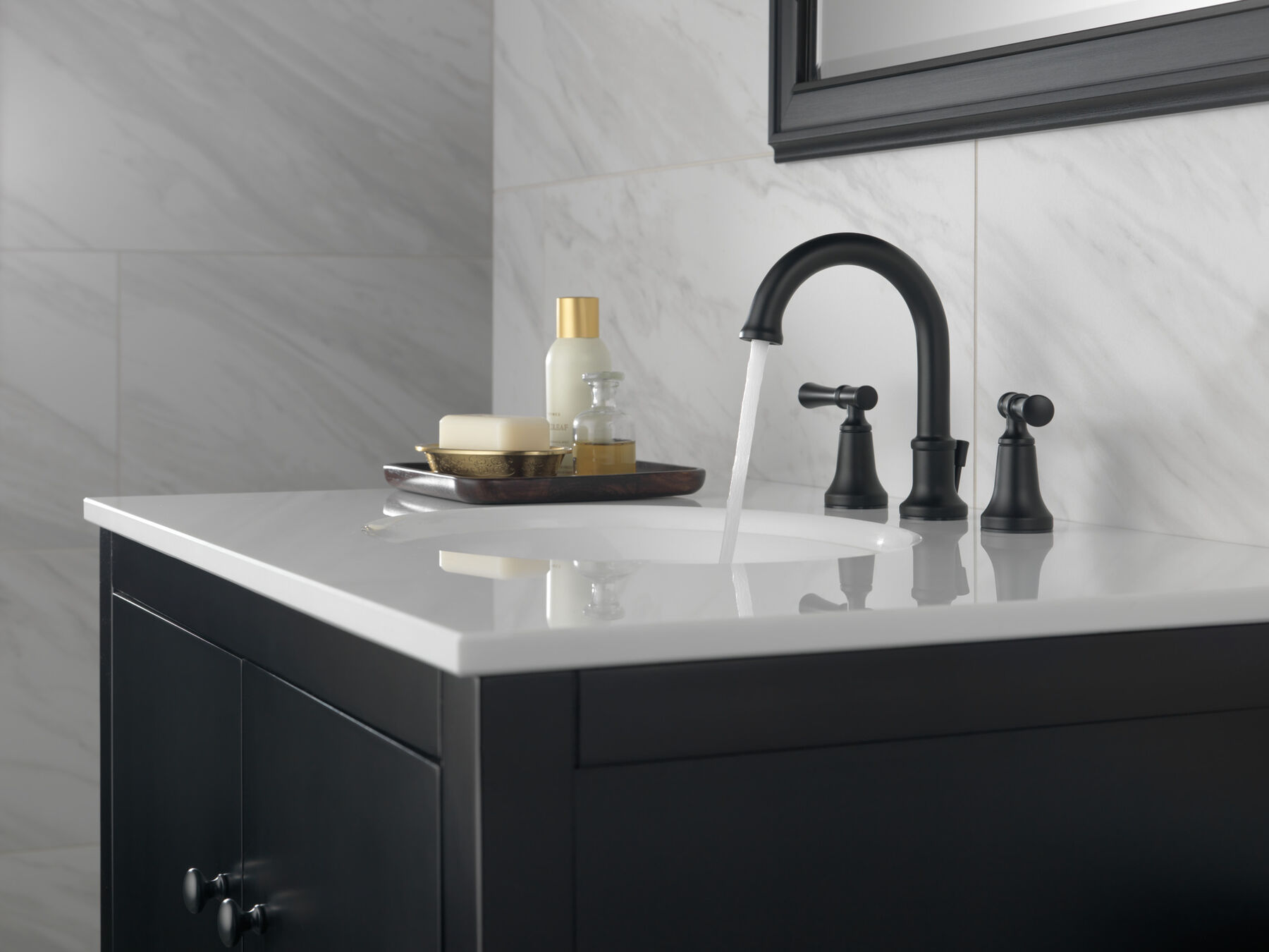 Two Handle Widespread Bathroom Faucet (Recertified), image 3