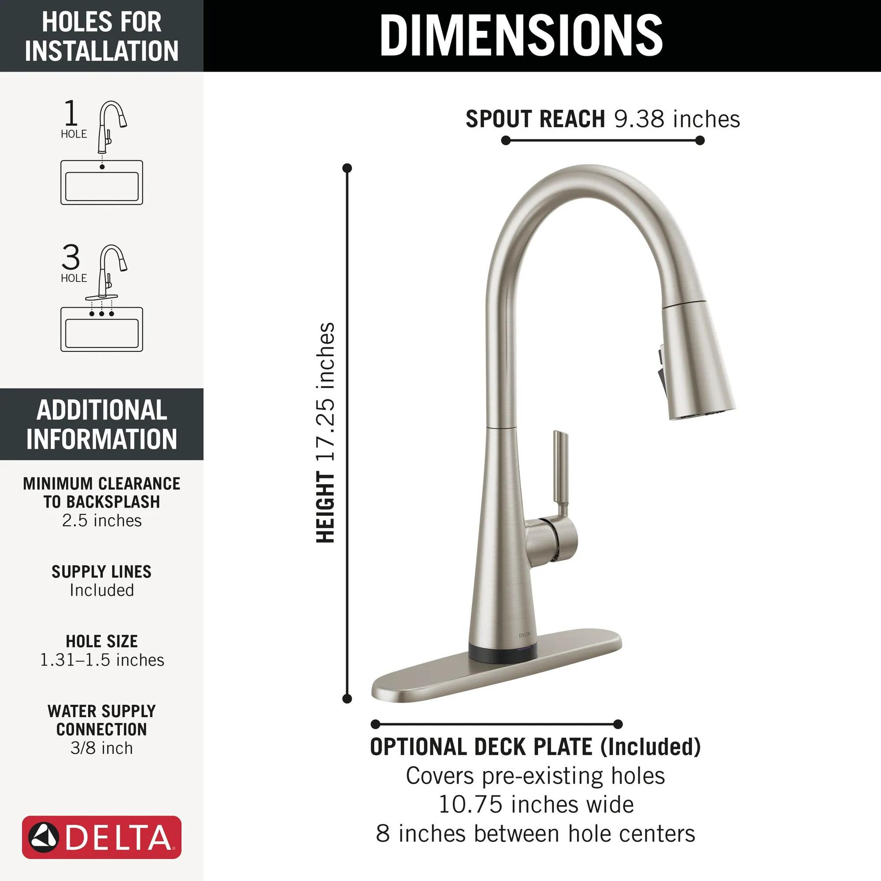 Single Handle Kitchen Pull-Down Faucet with Touch<sub>2</sub>O&reg; Technology (Recertified)