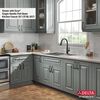 33&rdquo; Workstation Kitchen Sink&nbsp;Drop-In Top Mount&nbsp;16 Gauge&nbsp;Stainless Steel 50/50 Double Bowl with&nbsp;WorkFlow&trade; Ledge&nbsp;and Accessories