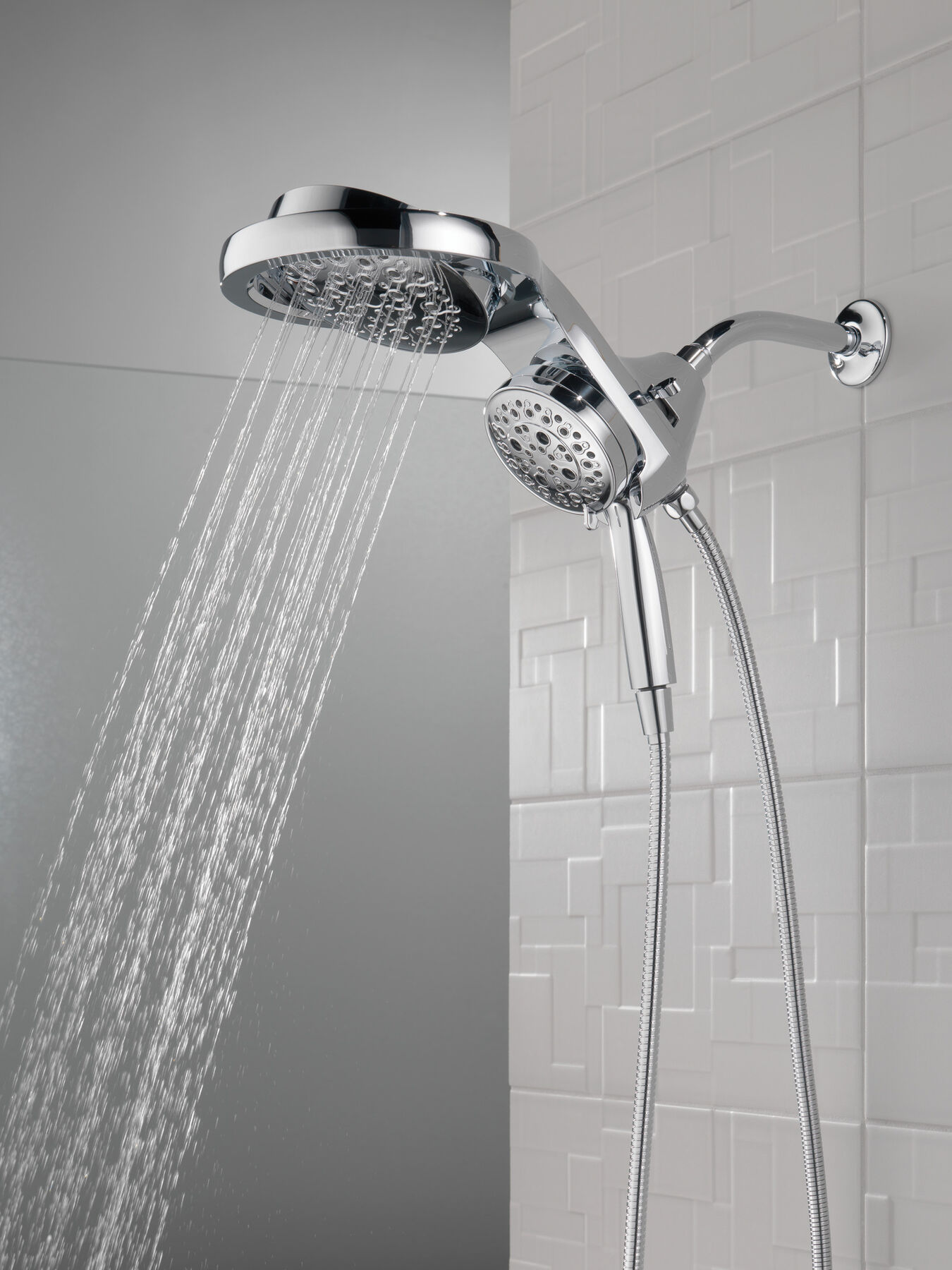 HydroRain® H<sub>2</sub>Okinetic® 5-Setting Two-in-One Shower Head, image 11