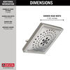 H2Okinetic® 3-Setting Raincan Shower Head
