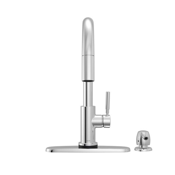 Single Handle Pull-Down Touch<sub>2</sub>O® Technology Kitchen Faucet with Touchless Technology