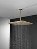 Single-Setting Metal Raincan Shower Head