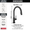 VoiceIQ® Kitchen Faucet with Touch<sub>2</sub>O® Technology with Touchless Technology