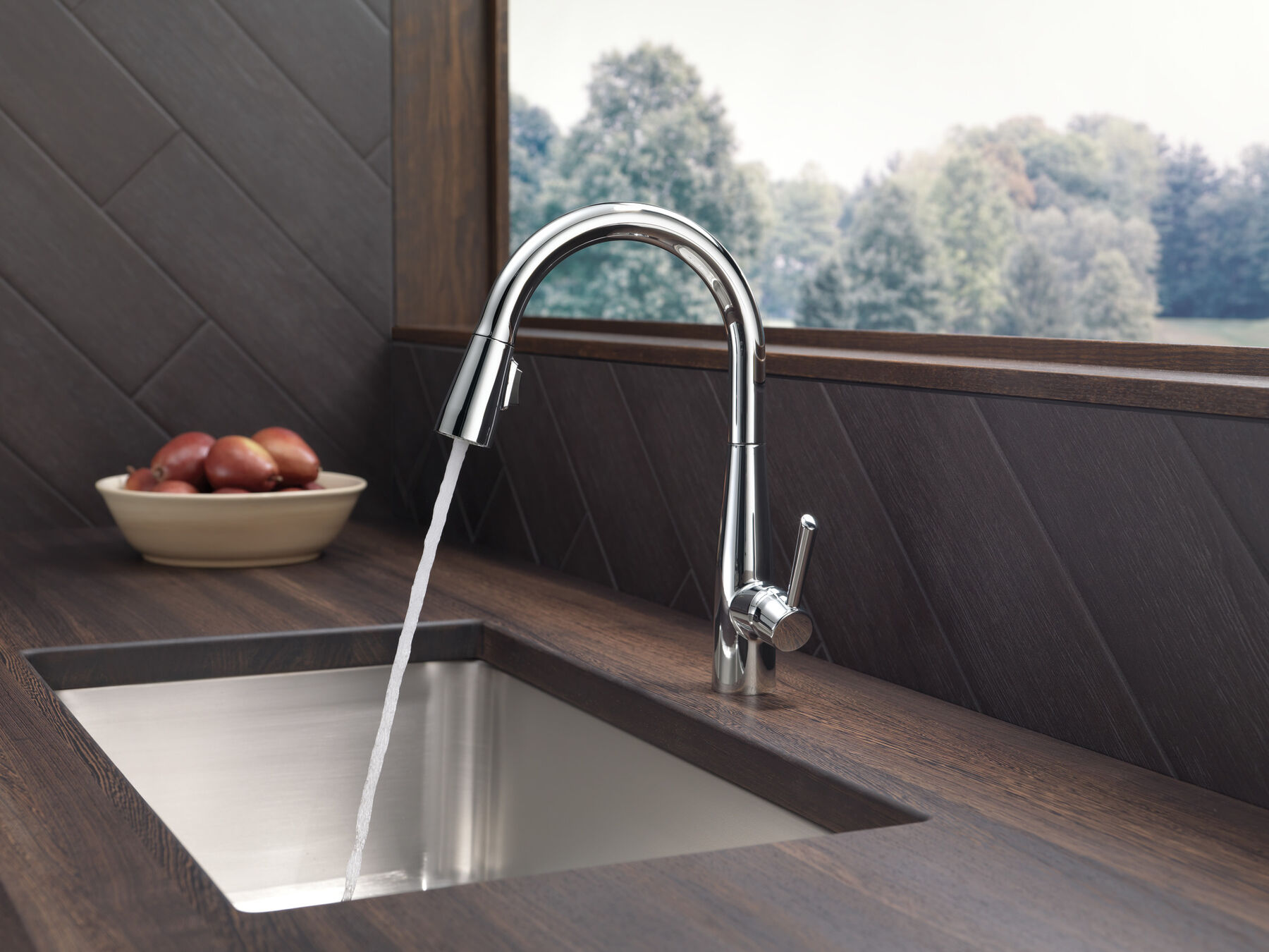 Single Handle Pull-Down Kitchen Faucet, image 14