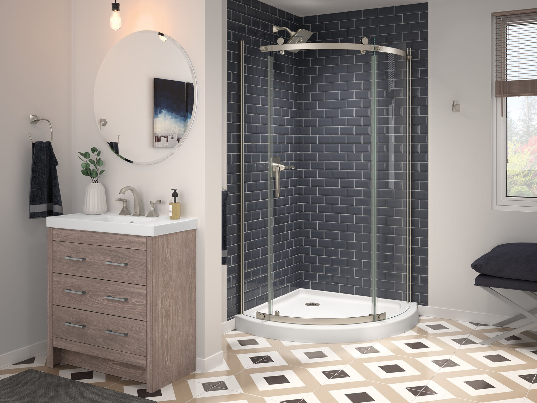 Round Corner Shower Enclosure, image 7
